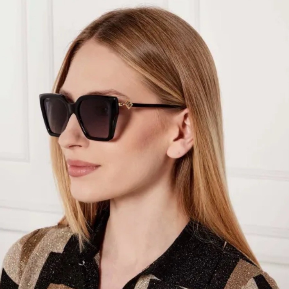 Fendi FE40161I Square Black Acetate Full Rim Glasses - Picture 7 of 10